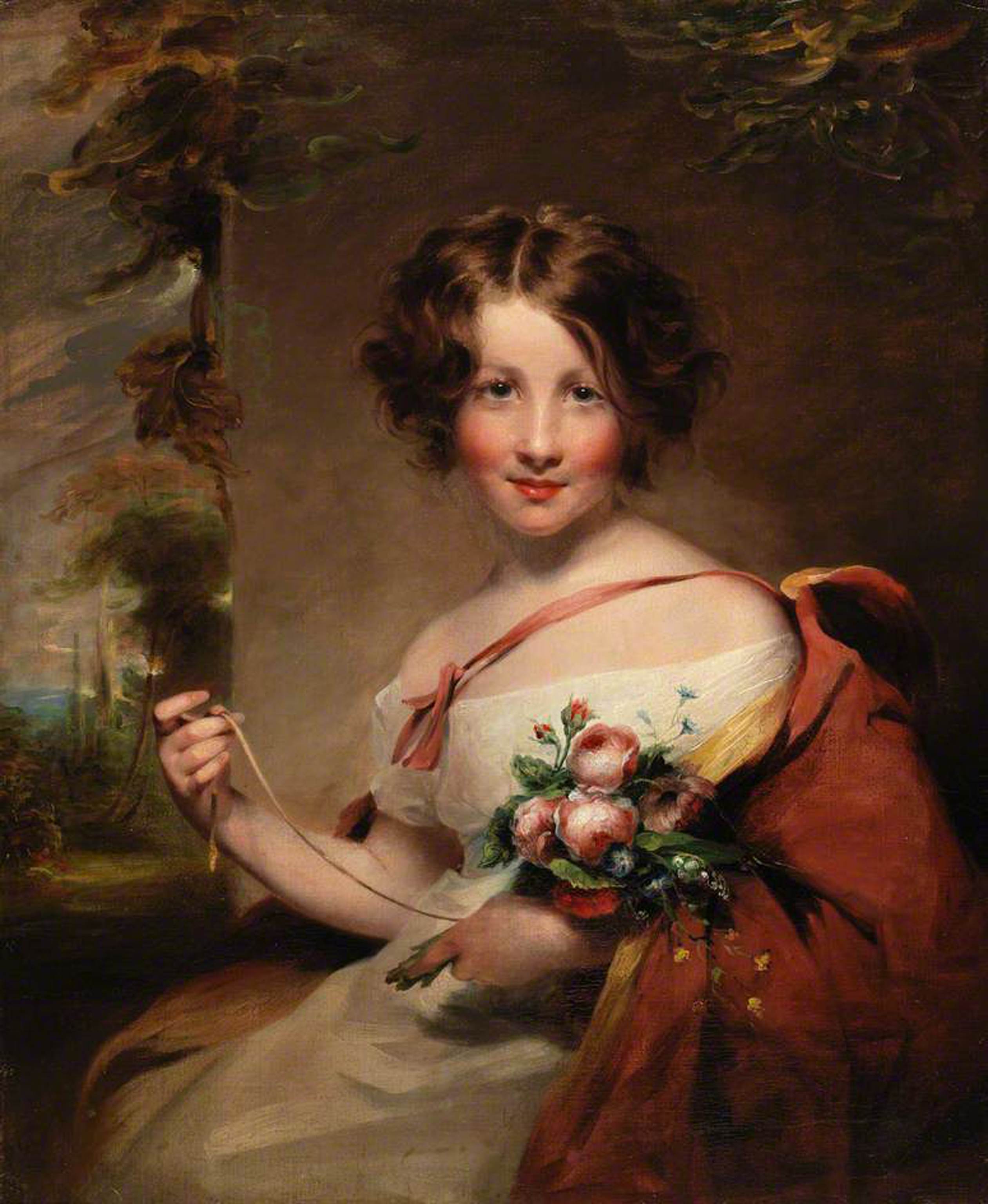 Ritratto di Maria Stella giovane, opera di M.S.Carpenter (1793-1872) una delle più apprezzate ritrattiste britanniche di prima metà Ottocento. Biblioteca Nazionale del Galles (immagine in pubblico dominio)